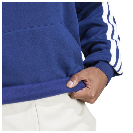 Adidas Ανδρικό φούτερ Essentials 3-Stripes Fleece Hoodie Adidas Ανδρικό φούτερ Essentials 3-Stripes Fleece Hoodie